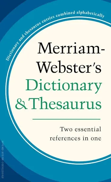 Merriam-Webster's Dictionary and Thesaurus