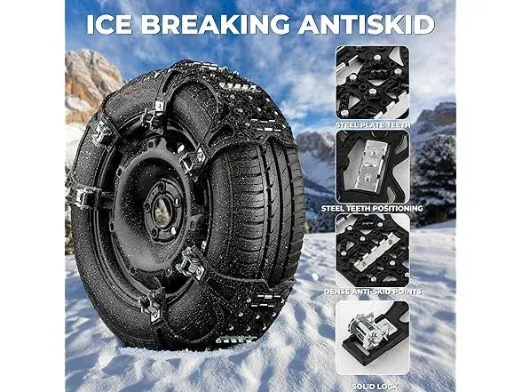 Zone Tech Car Snow Chains