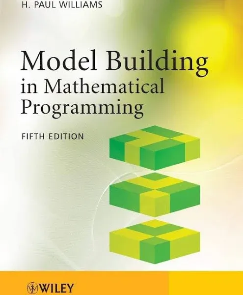 Model Building in Mathematical Programming