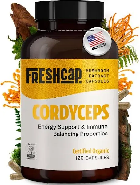 FreshCap Cordyceps Mushroom Supplements