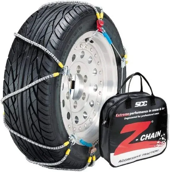 SCC Z-Chain Z-563  Winter/Snow Extreme Performance Cable Security Tire Chain Set