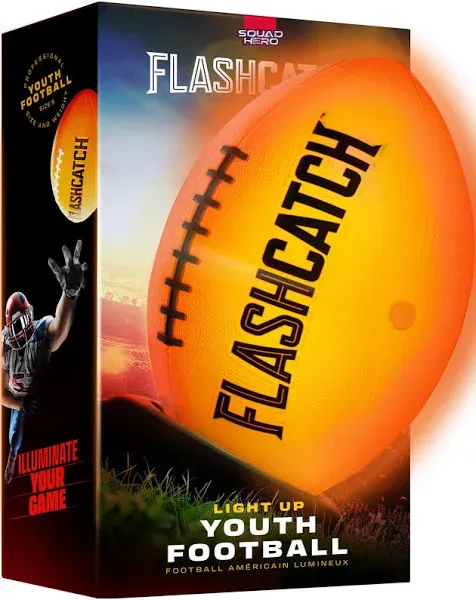 Light Up Youth Football - Glow in the Dark Ball - Outdoor Sports Birthday Gif...