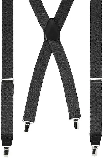 Wembley Men's Solid Stretch Suspenders