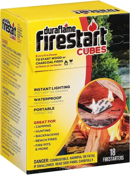 Duraflame Firestart Cubes Firelighters 18 Pack