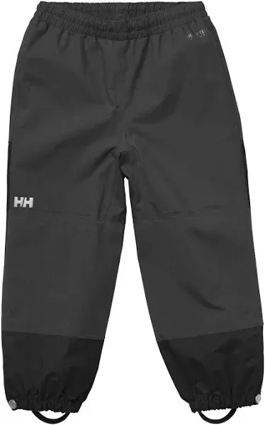 HELLY HANSEN Kids Size 12 Shelter Pants Outdoor Waterproof Navy Gray Skii Snow