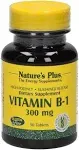 Nature’s Plus, Vitamin B1, 300 mg, 90 Tablets