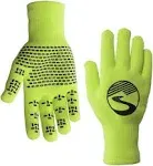 Showers Pass Crosspoint Waterproof Knit Glove Neon Green - Medium