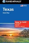 Rand McNally Easy To Fold: Texas State Laminated Map