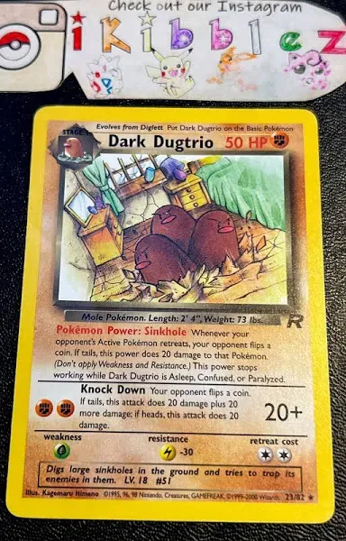 Dark Dugtrio (23/82) [Team Rocket Unlimited] - Lightly Played - DarksideGames