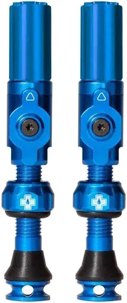 Muc-Off Big Bore Hybrid Tubeless Valve 65mm Pair - Blue