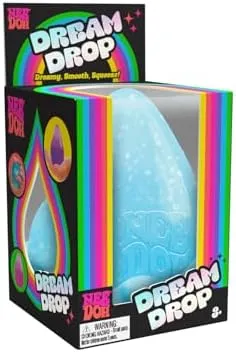 Needoh Dream Drop - Sensory Toy with Groovy Goo Filling - Three Assorted Colors 