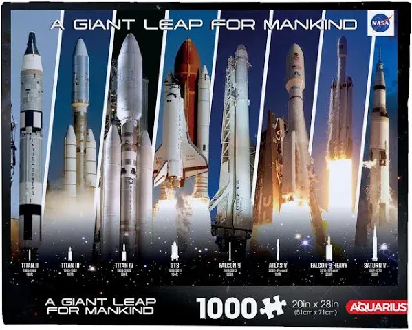 NASA Rocket Grid Jigsaw Puzzle