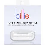 Billie 5-Blade Razor Refills, 4 Count