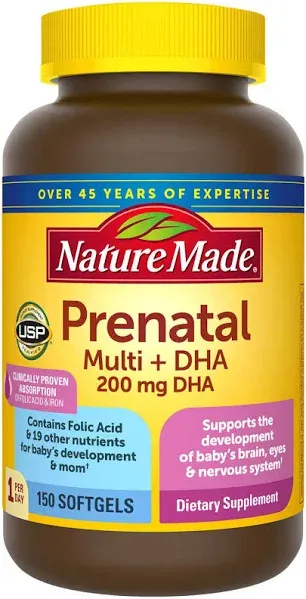 Nature Made Prenatal Multi + Dha Supplement (217.72 g)