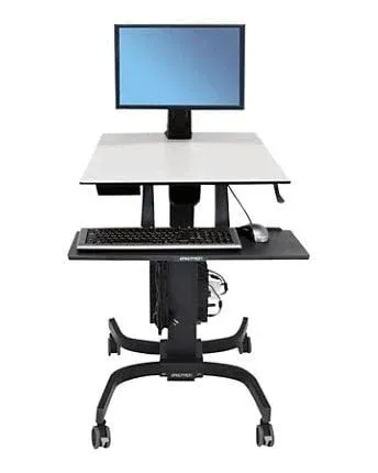 Ergotron WorkFit-C Single Sit Stand Workstation