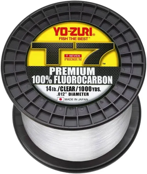 Yo-Zuri T-7 Premium Fluorocarbon, 14 lb