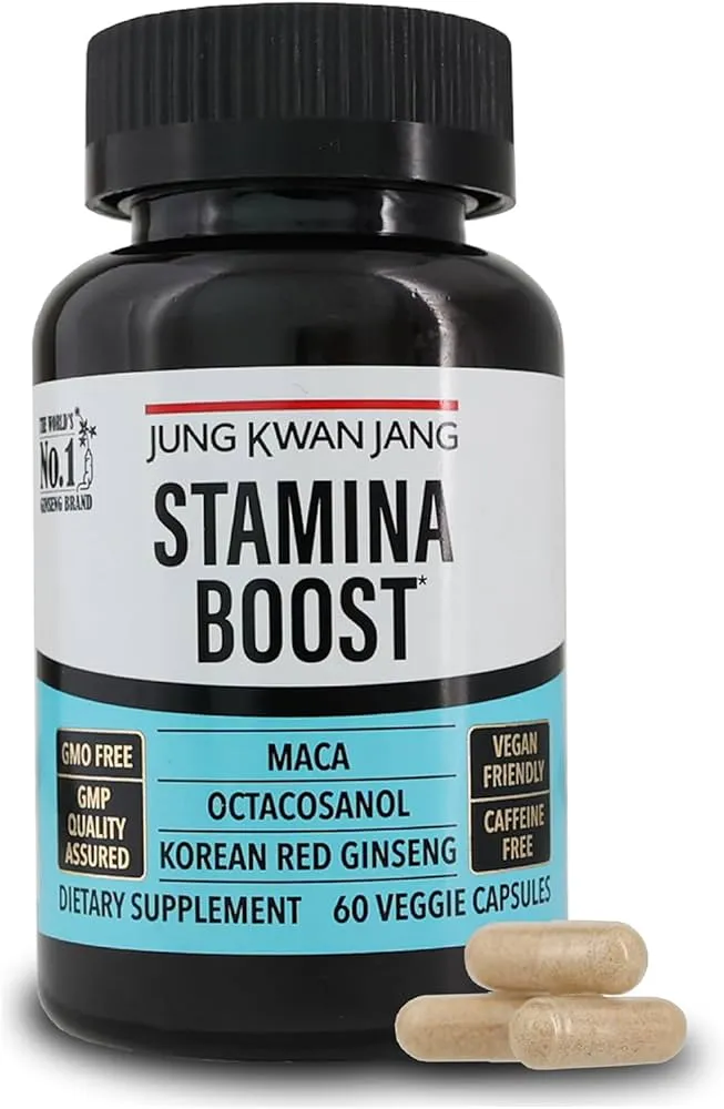 Korea Ginseng Men&#039;s Stamina Boost, 60 Veggie Capsules