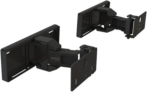 Sanus - Universal Extendable Soundbar Wall Mount - Black