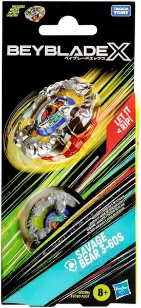 Beyblade Savage Bear3-60S Top Booster Pack Set