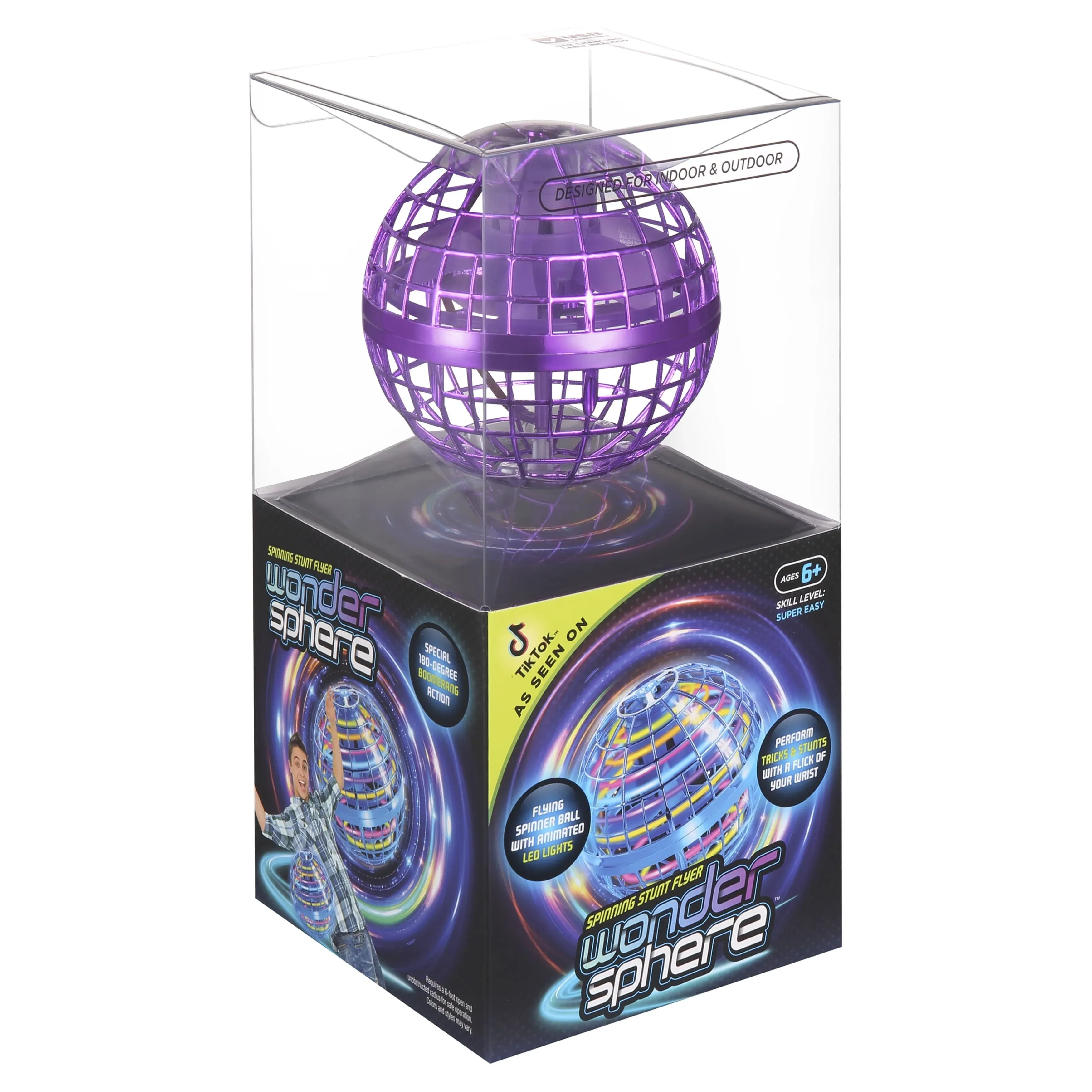 Wonder Sphere Magic Hover Ball- Purple Color- Skill Level Easy-Novelty and Gag ToysAges 6+, Size: One Size