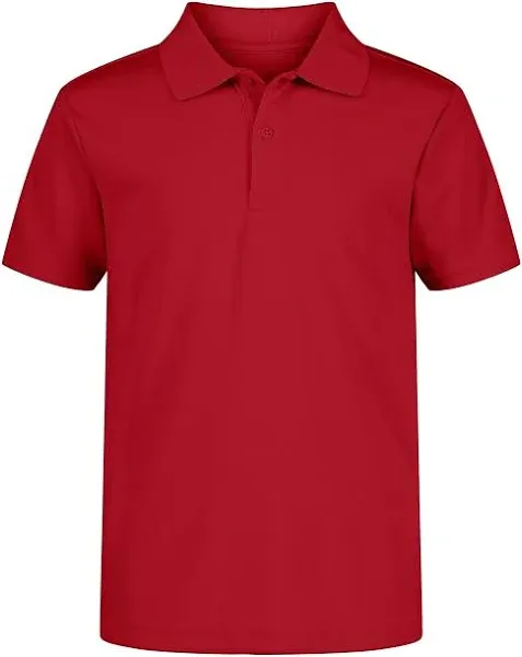 Nautica Boys' School Uniform Short Sleeve Polo Shirt