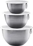 Tovolo Stainless Steel Mixing Bowls (Set of 3)