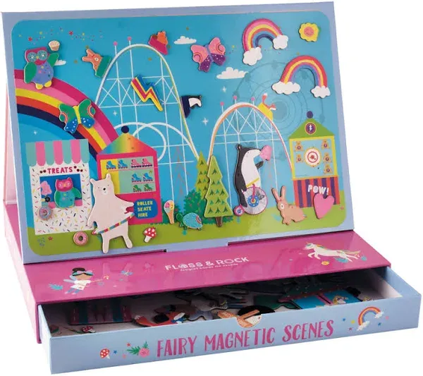 Floss & Rock - Magnetic Play Scenes - Rainbow Fairy