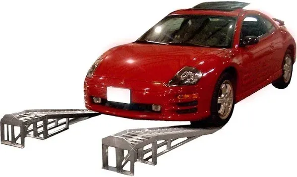 Low-Profile Showroom Sport Race Car and Truck Service Stand Lift Ramps