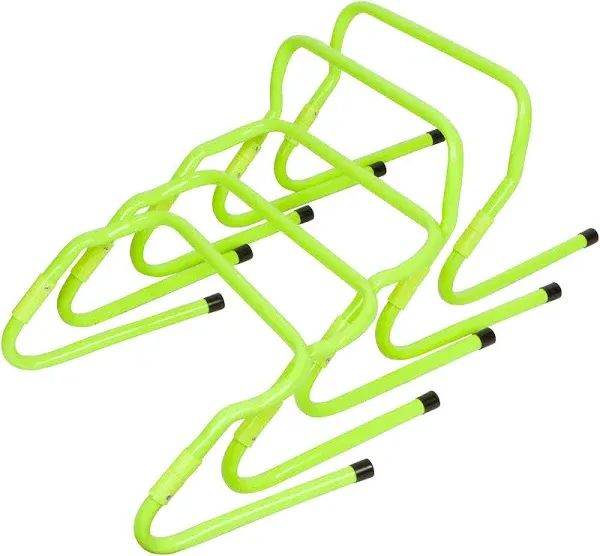 Trademark Innovations Set of 5 Adjustable Speed Training Hurdles  