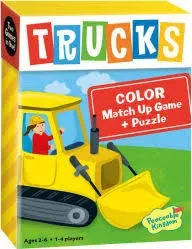 Peaceable Kingdom Trucks Color Match Up Game