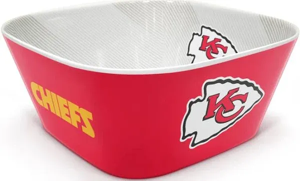 YouTheFan NFL Kansas City Chiefs Large Party Bowl