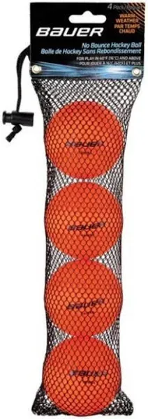 Bauer Hockey Ball 4 Pack