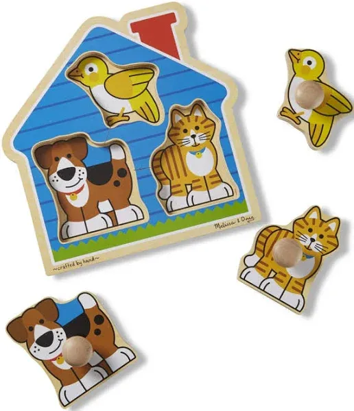 Melissa & Doug House Pets Jumbo Knob Puzzle