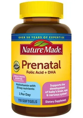 Nature Made Prenatal + DHA Softgels