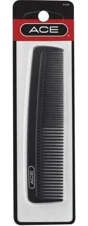 ACE Men's Black Pocket Comb (0.5 oz)