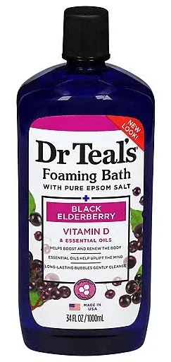 Dr Teal's Black Elderberry Foaming Bath With Pure Epsom Salt