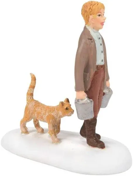 Dickens Village Accessories Fast Friends Figurine, 2.2 Inch, Multicolor