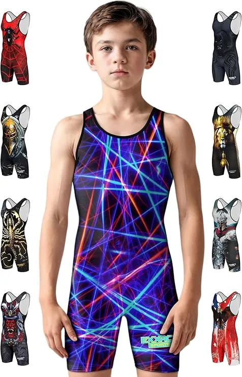 Exxact Sports Men's Sublimated Wrestling Singlet