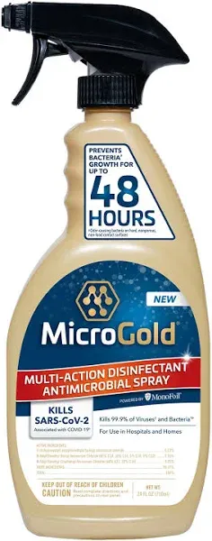 MicroGold 24 oz. Multi-Action Disinfectant Antimicrobial Spray