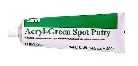 Acryl-Green Glazing Putty, 14.5 oz tube 3M-5096