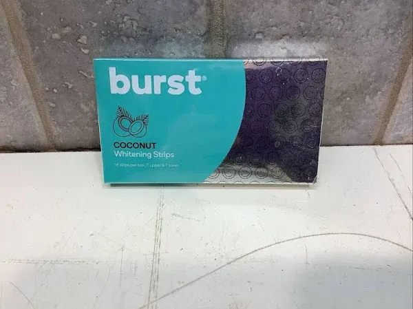 BURST coconut whitening strips lot