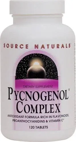 Source Naturals Pycnogenol 50mg Proanthocyanidin Complex Herbal Tablets