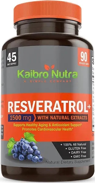 Resveratrol 1600mg per Serving