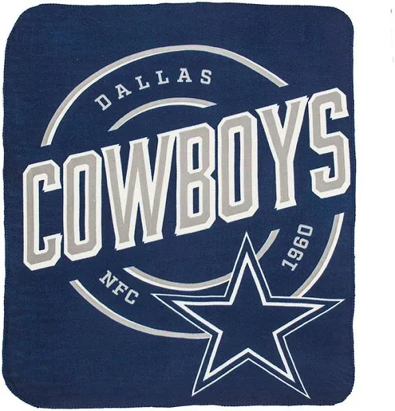 Dallas Cowboys Campaign Fleece Throw Blanket