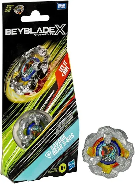 Beyblade X Savage Bear3-60S Top Booster Pack Set