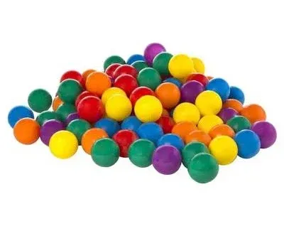  Intex 100-Pack Large Plastic Multi-Colored Fun Ballz For Ball Pits Bounce House