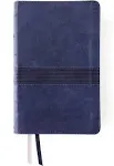 Niv, Student Bible, Personal Size, Leathersoft, Navy, Thumb Indexed, Comfort Print