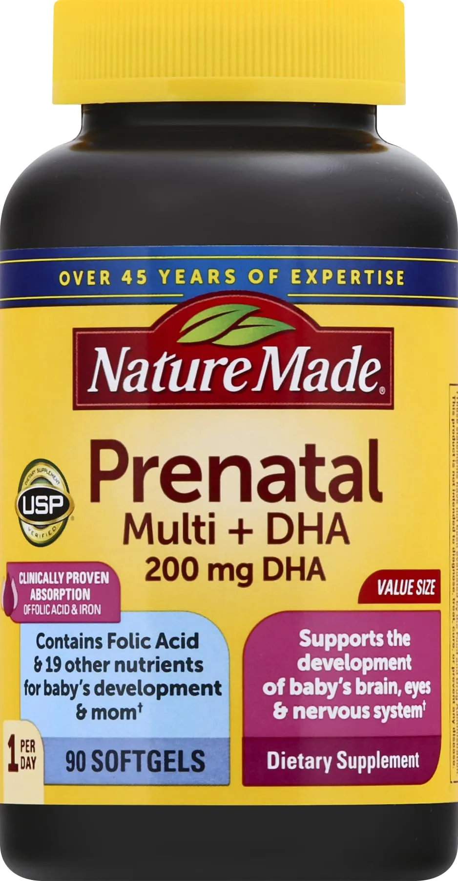 Nature Made Prenatal + DHA Softgels