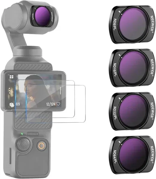 Neewer Magnetic ND/CPL Filter Set for DJI Osmo Pocket 3