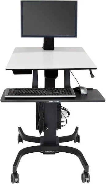 Ergotron WorkFit-C Single Sit Stand Workstation